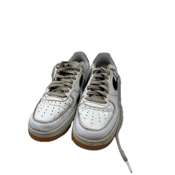 Nike Air Force 1 Low '07 White Obsidian Mens 10 - Picture 1 of 7